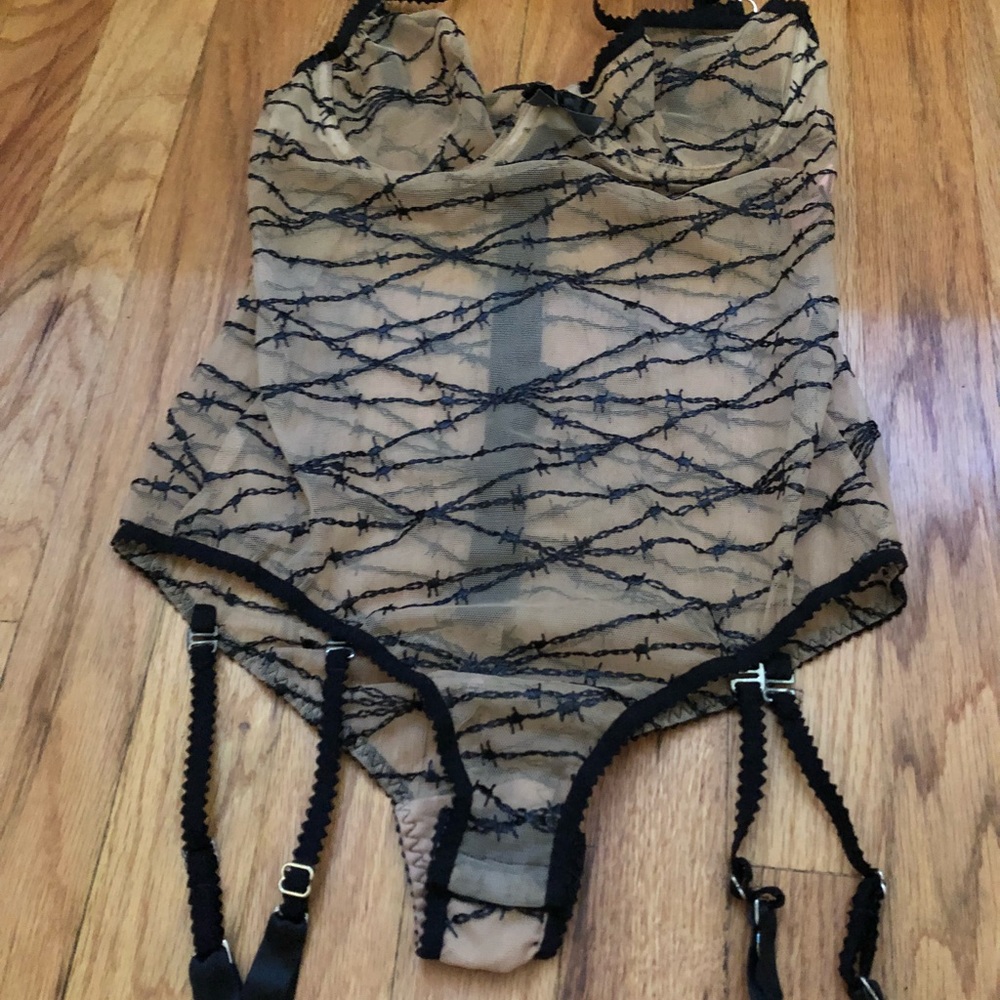 Agent Provocateur Barbed Wire Body Suit